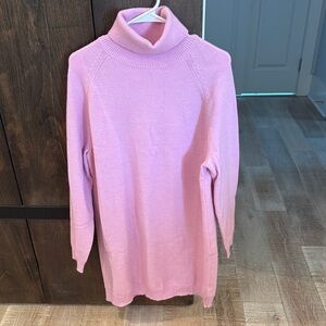 Pink Turtleneck Sweater
